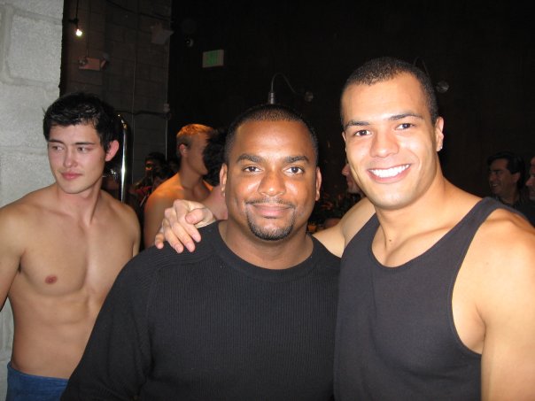 Ethan Stone with Alfonso Ribeiro