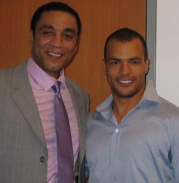Ethan Stone with Harry Lennix