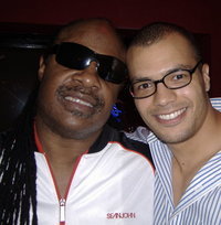 Ethan Stone with Stevie Wonder